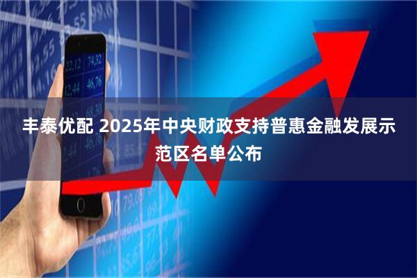 丰泰优配 2025年中央财政支持普惠金融发展示范区名单公布