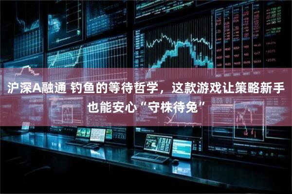 沪深A融通 钓鱼的等待哲学，这款游戏让策略新手也能安心“守株待兔”