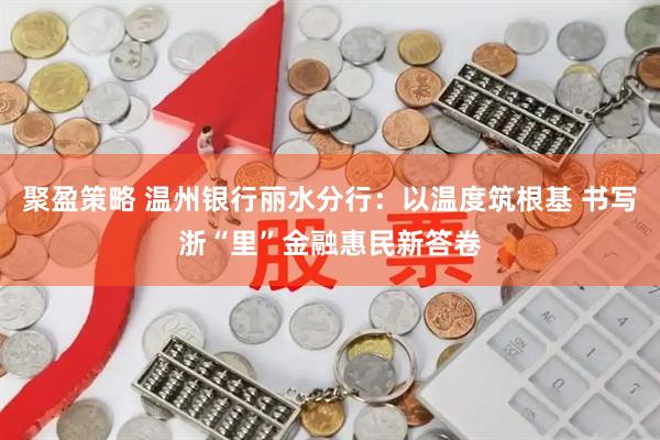 聚盈策略 温州银行丽水分行：以温度筑根基 书写浙“里”金融惠民新答卷